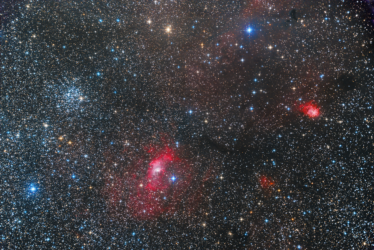 NGC 7635, Bubble-Nebel (Harald Kaiser)
